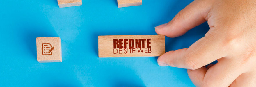 refonte de son site web